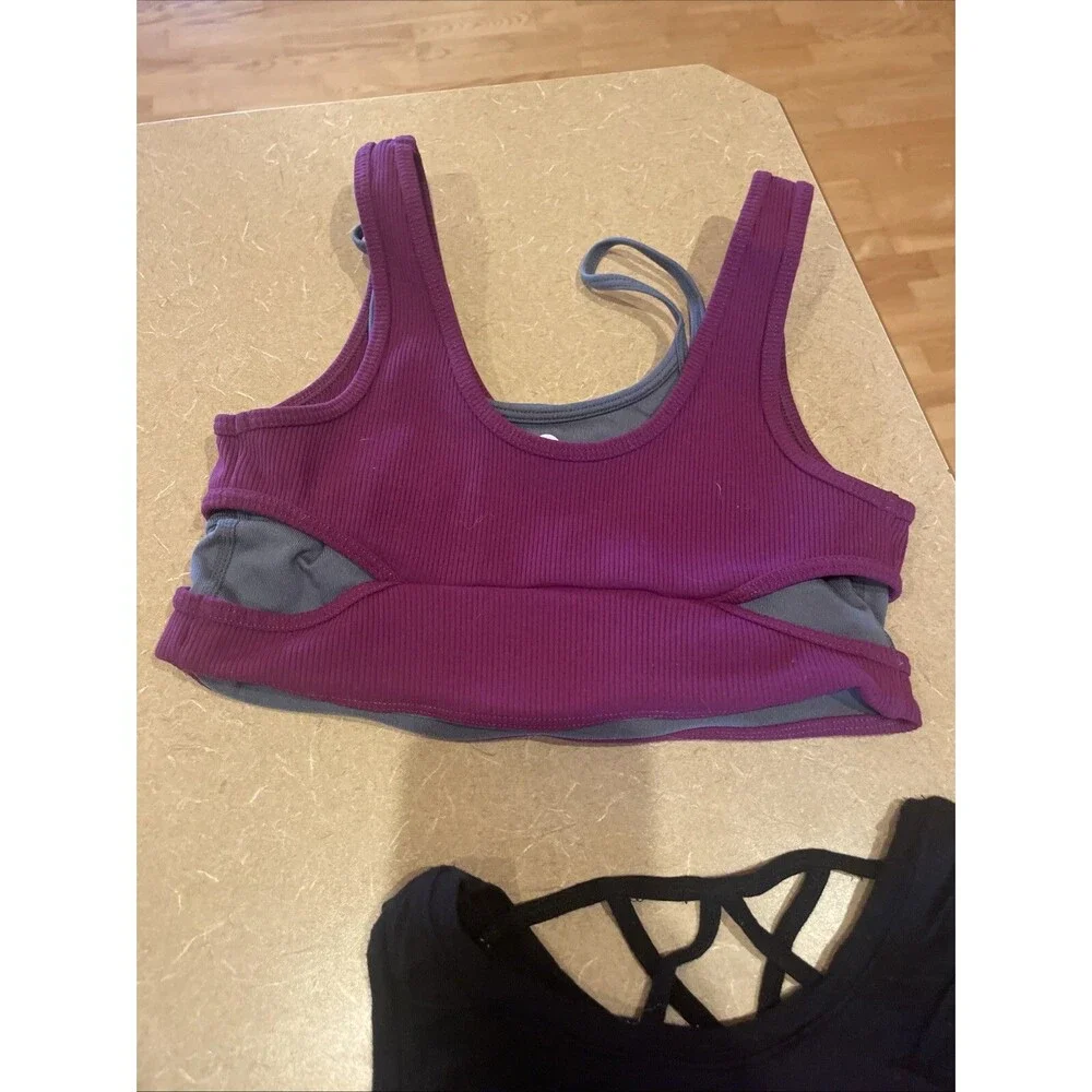 Justice Under Armour Zella Girl's Athletic Shorts Tank Top Shirt & Crop XS 7 / 8